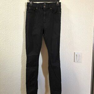 For All Mankind Black Skinny Jeans Size 27 -